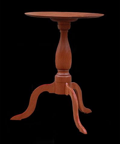 Shaker Candle Stand Table